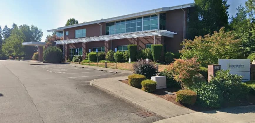 Exterior of the Woodburn clinic